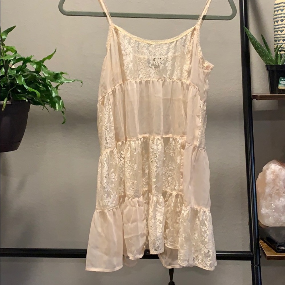 Free People Lace Slip Dress